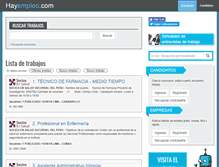 Tablet Screenshot of hayempleo.com